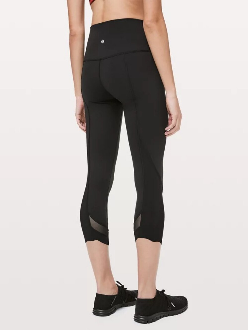 Lululemon Wunder Under Scalloped Hem High-Rise Crop 21" Size 2